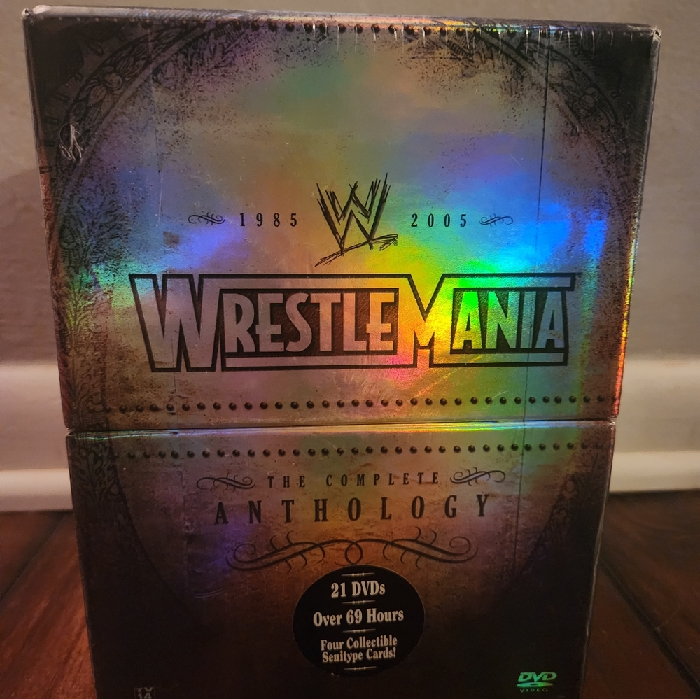 WWE Wrestlemania Anthology - Complete DVD Set 1985-2005, Unopened